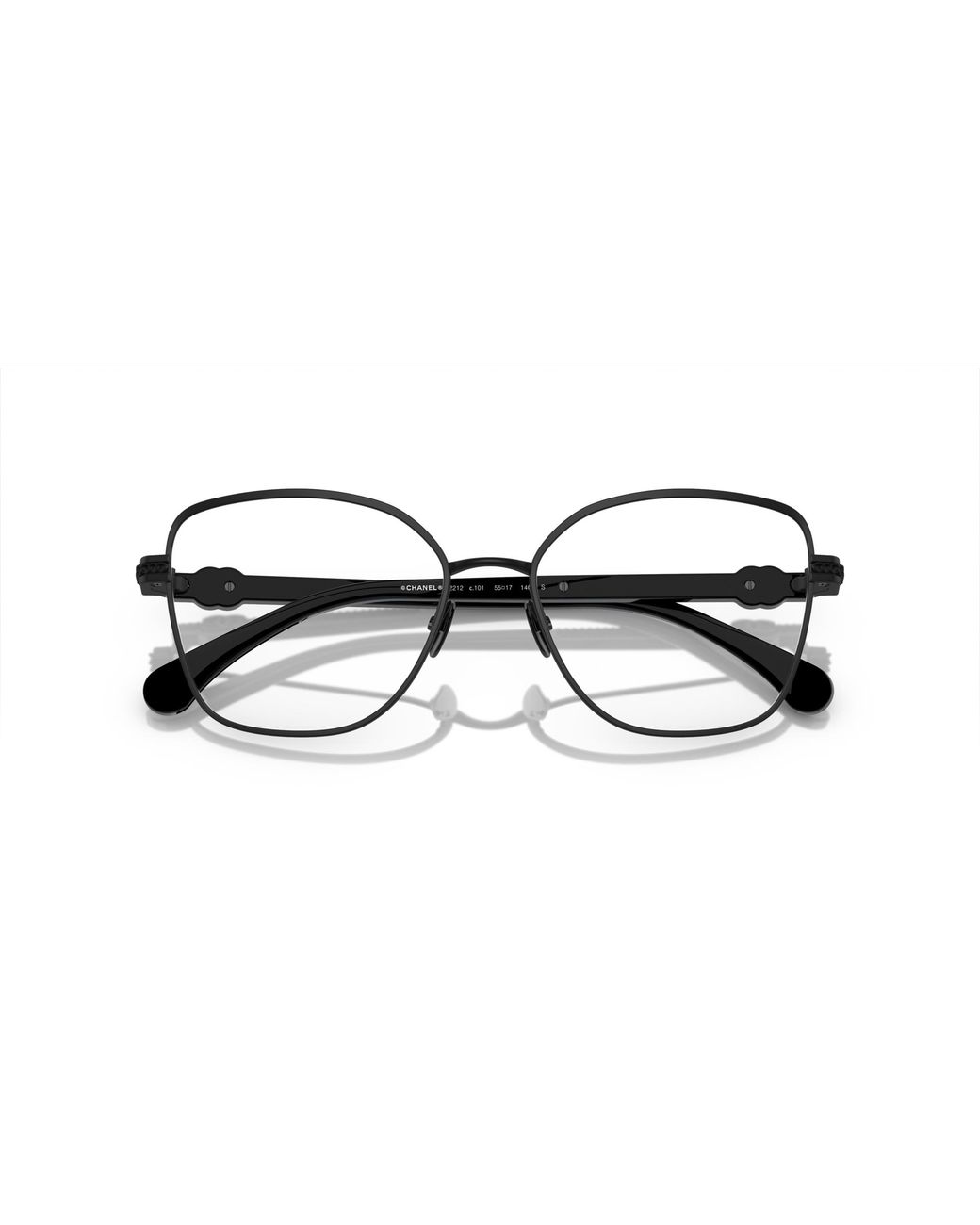 Chanel Black Sunglass Butterfly Eyeglasses Ch2212