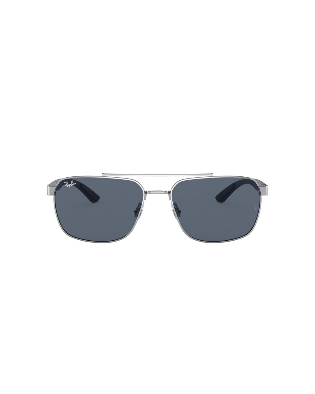 Ray-Ban Black Rb3701 Sunglasses Matte Blue Frame Grey Lenses 59-17 for men