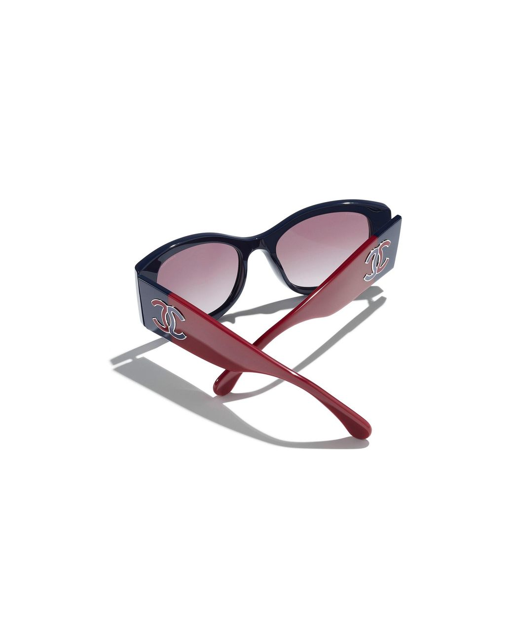 Chanel Black Sunglass Oval Sunglasses Ch5524