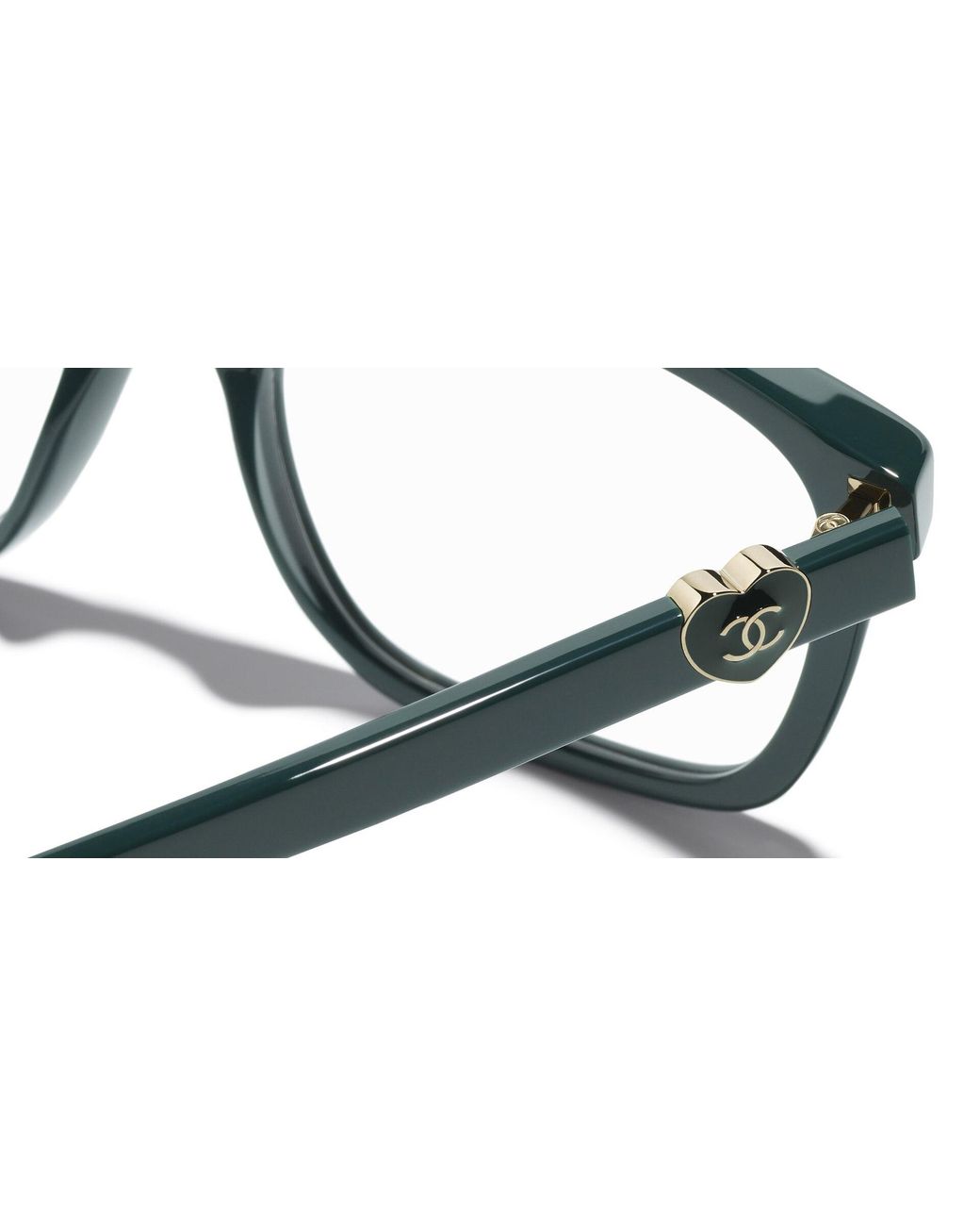 Chanel Black Sunglass Rectangle Eyeglasses Ch3465