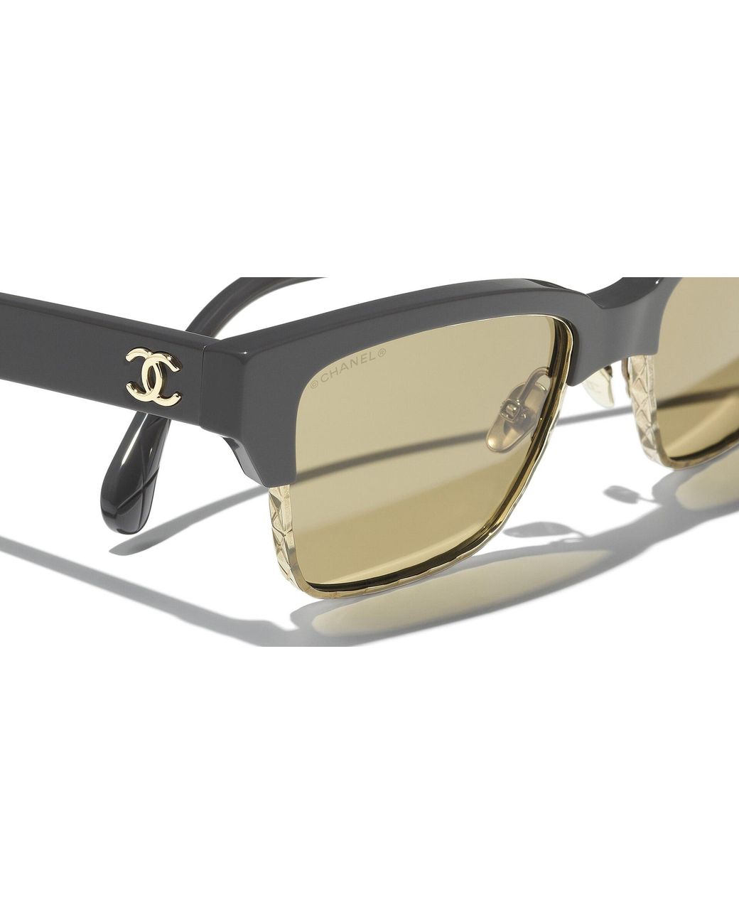 Chanel Black Sunglass Cat Eye Sunglasses Ch5558