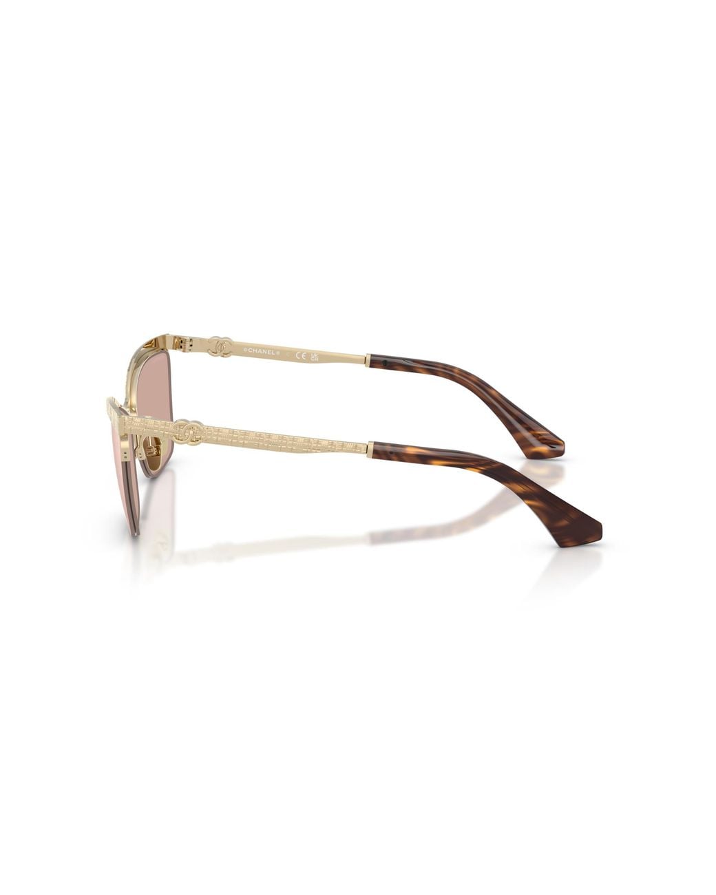 Chanel Black Sunglass Cat Eye Sunglasses Ch4302