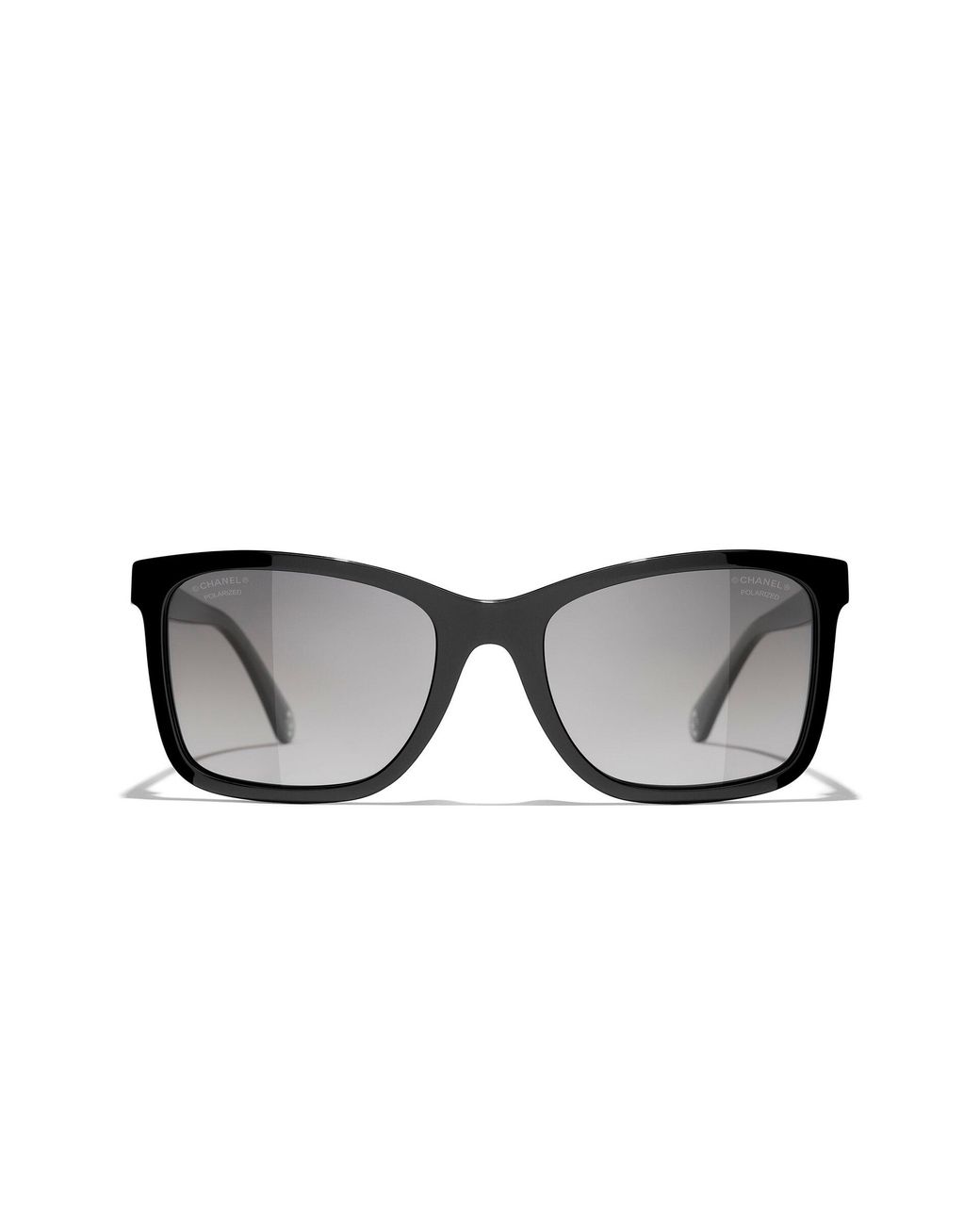 Chanel Black Sunglass Rectangle Sunglasses Ch5551u