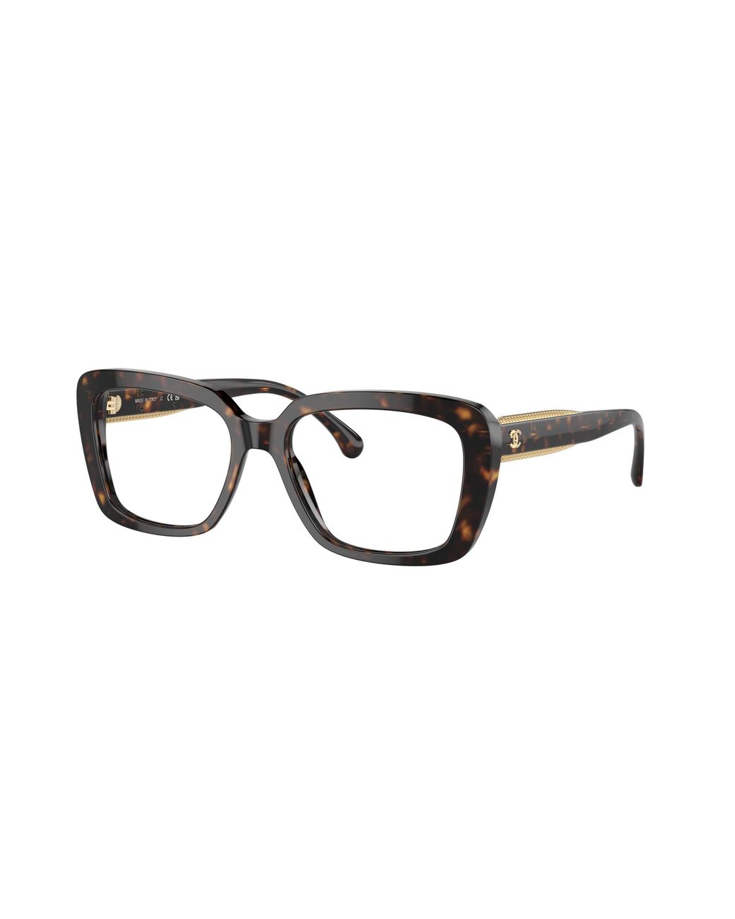Chanel Black Sunglass Square Eyeglasses Ch3461