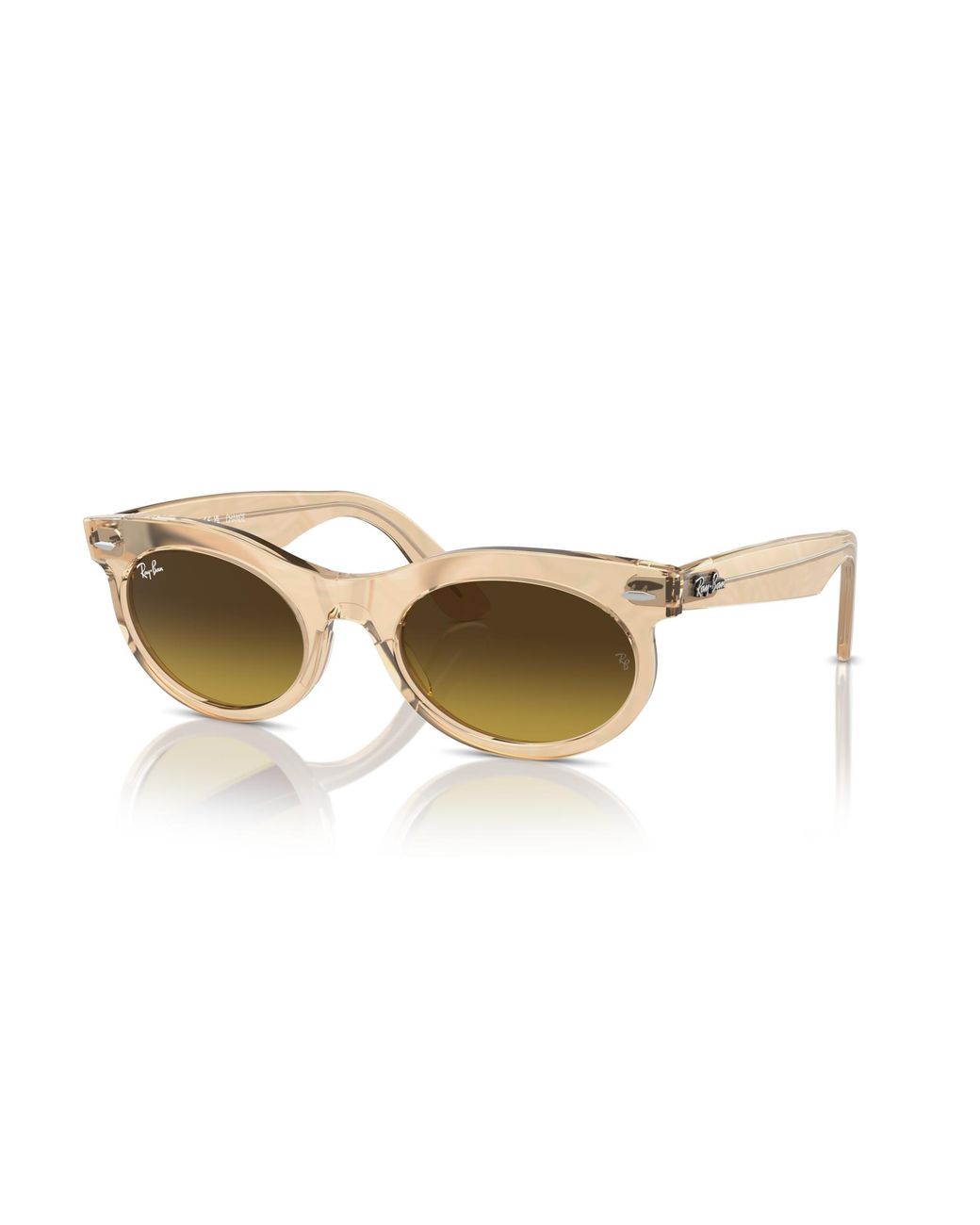 Ray-Ban Black Rb2242f Wayfarer Oval Photochromic Low Bridge Fit Sunglasses