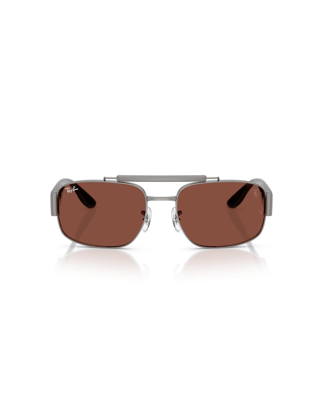 Ray-Ban Black Sunglass Rb3797m Scuderia Ferrari Collection