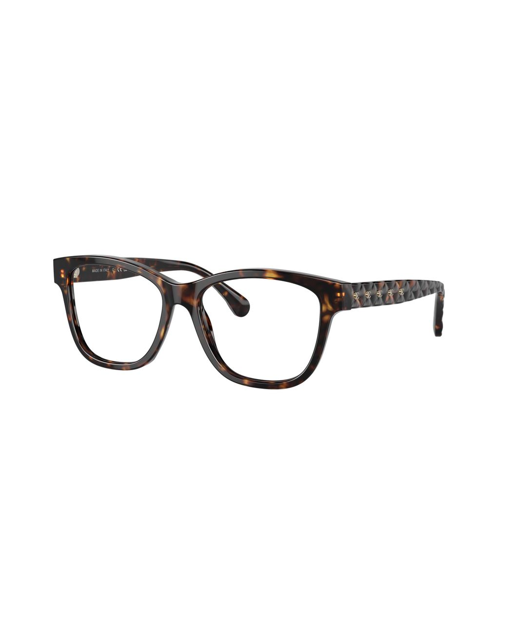 Chanel Black Sunglass Square Eyeglasses Ch3443