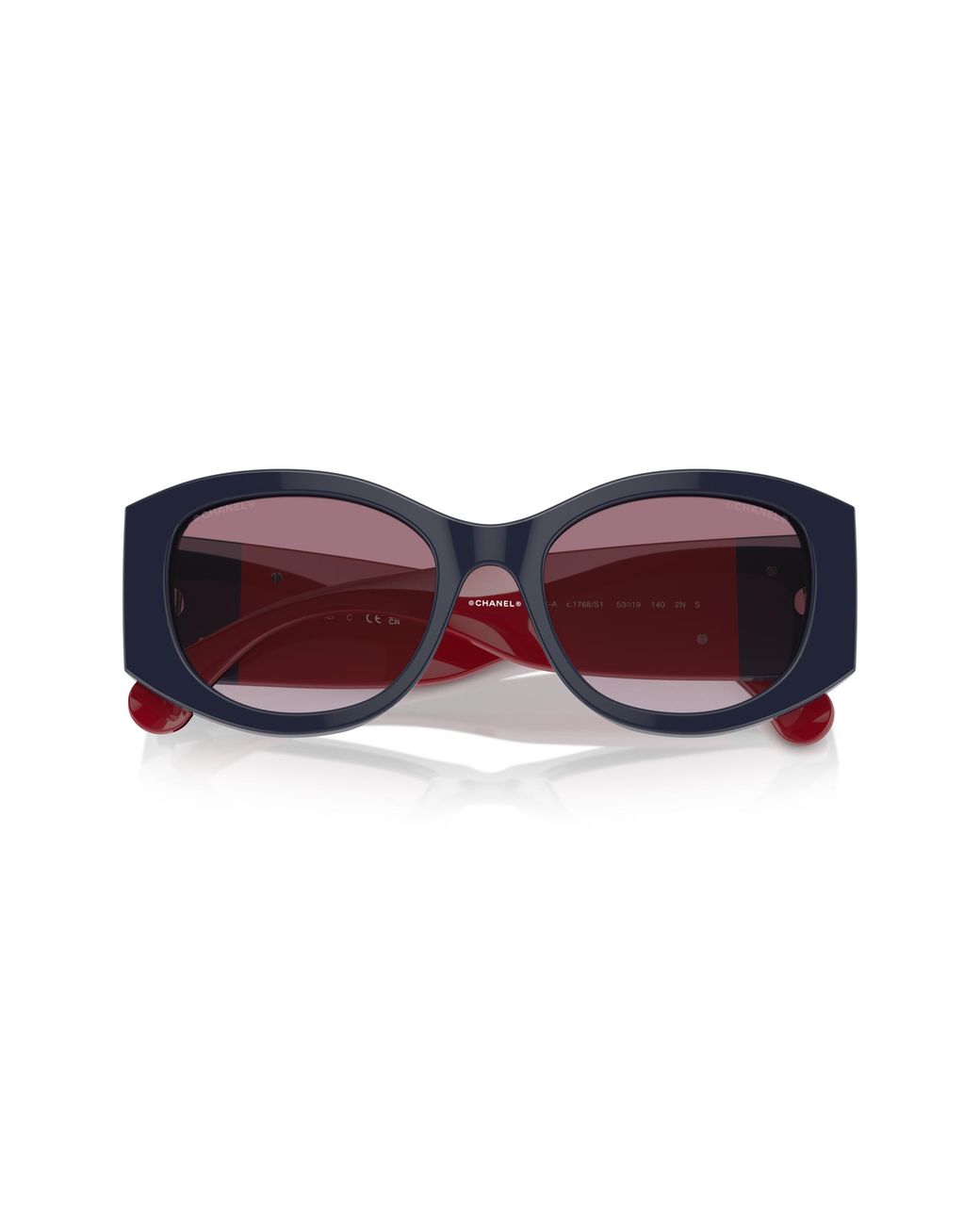 Chanel Black Sunglass Oval Sunglasses Ch5524a