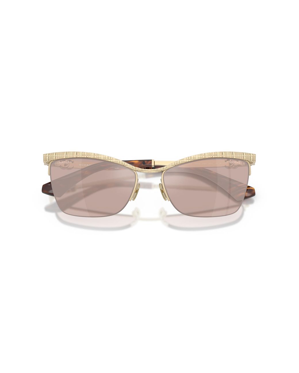 Chanel Black Sunglass Cat Eye Sunglasses Ch4302