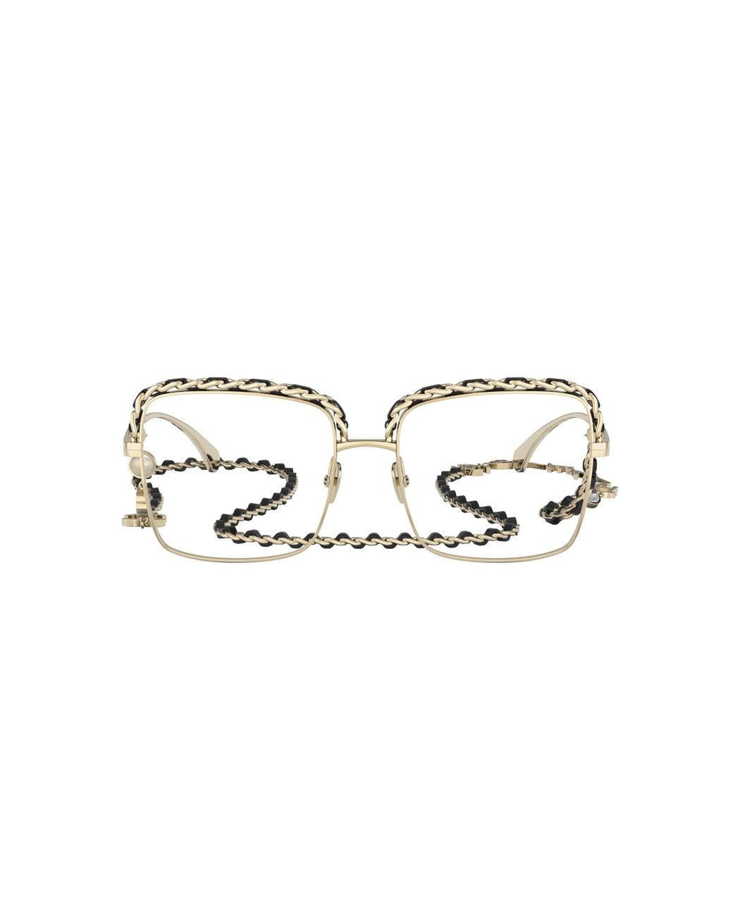 Chanel Black Sunglass Square Eyeglasses Ch2206q