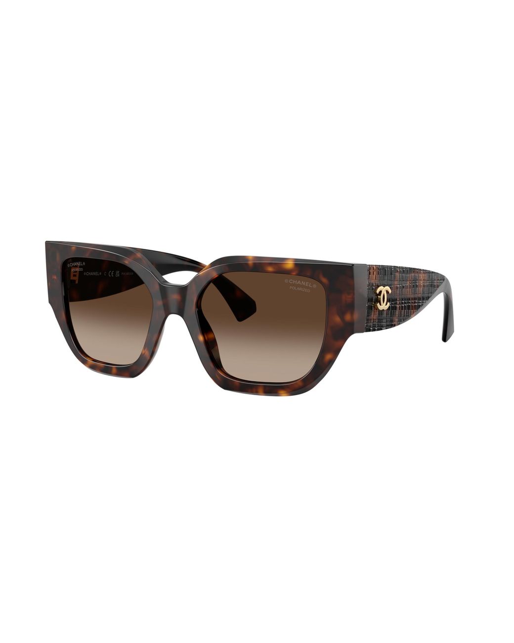 Chanel Black Sunglass Butterfly Sunglasses Ch5571