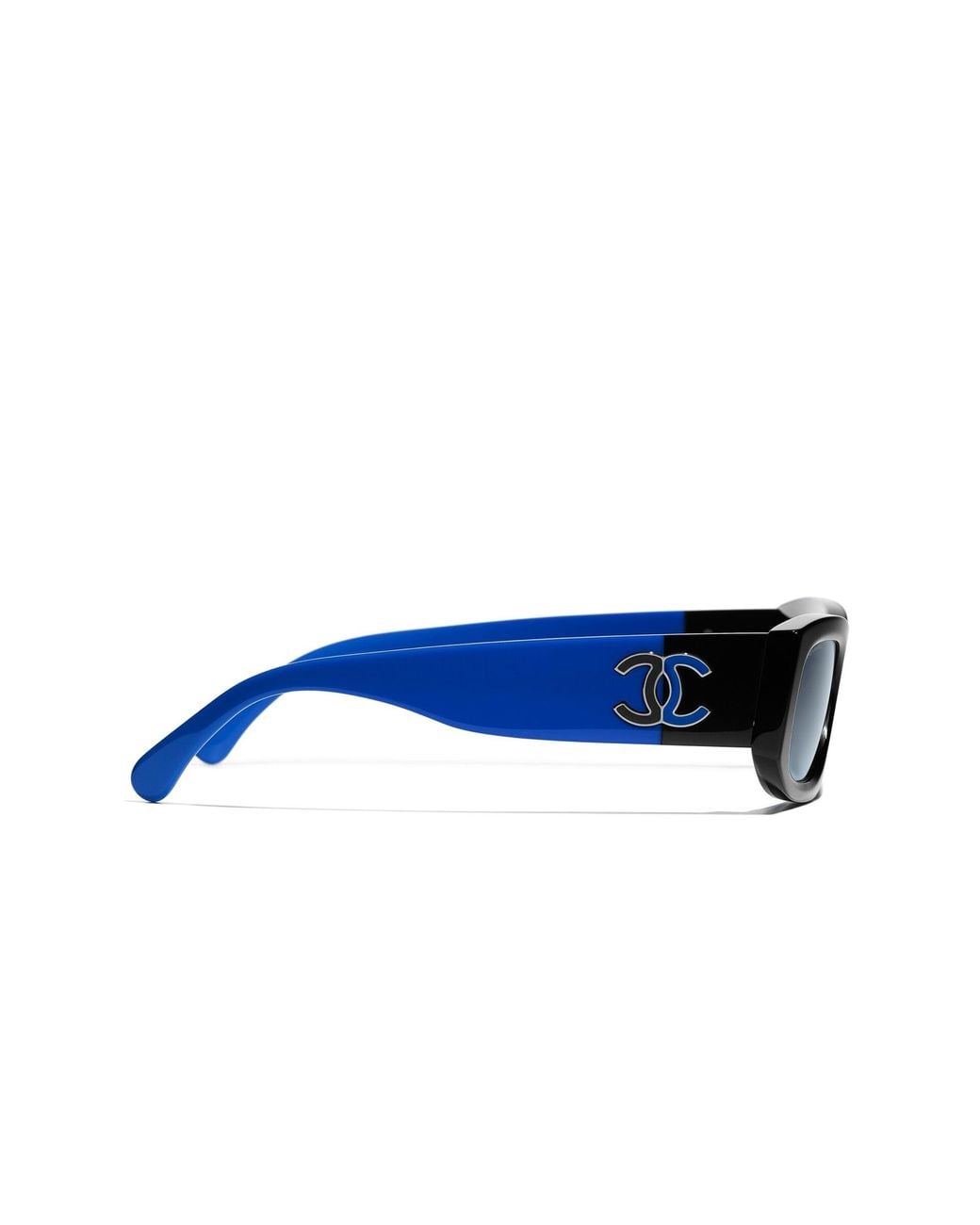 Chanel Black Sunglass Rectangle Sunglasses Ch5525a