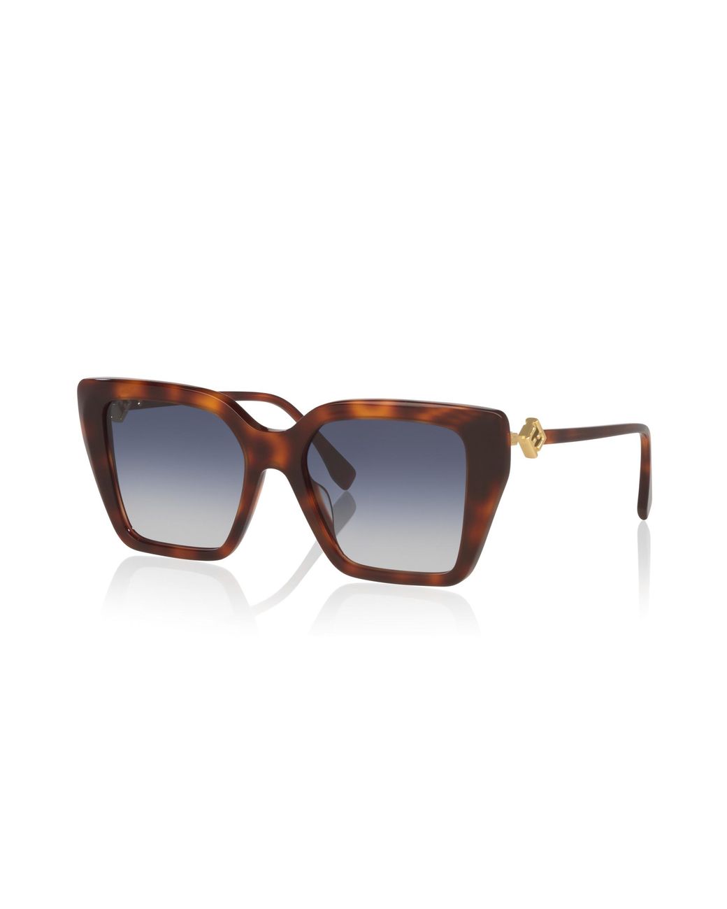 Fendi Black Sunglass Ff Diamonds Fe40161i