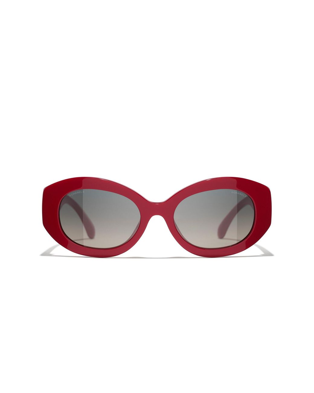 Chanel Black Sunglass Oval Sunglasses Ch5528
