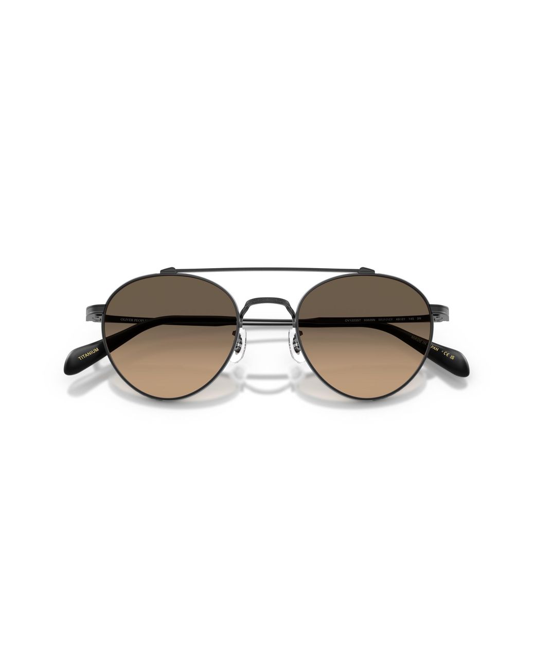 Oliver Peoples Black Sunglass Brunner for men