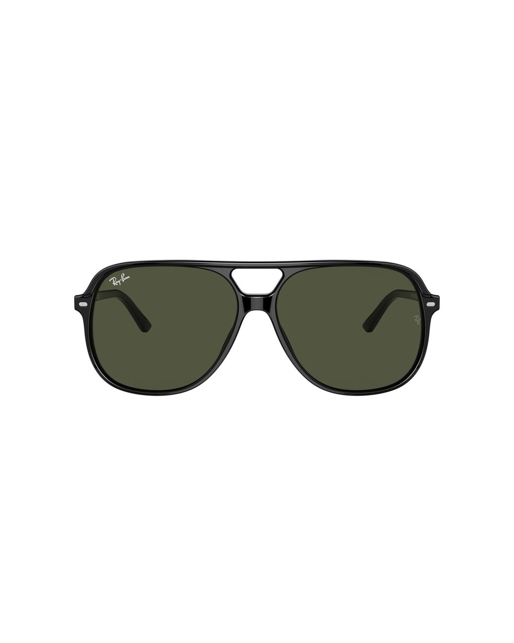 Ray-Ban Black Bill Sonnenbrillen Schwarz Fassung Grün Glas Polarisiert 60-14