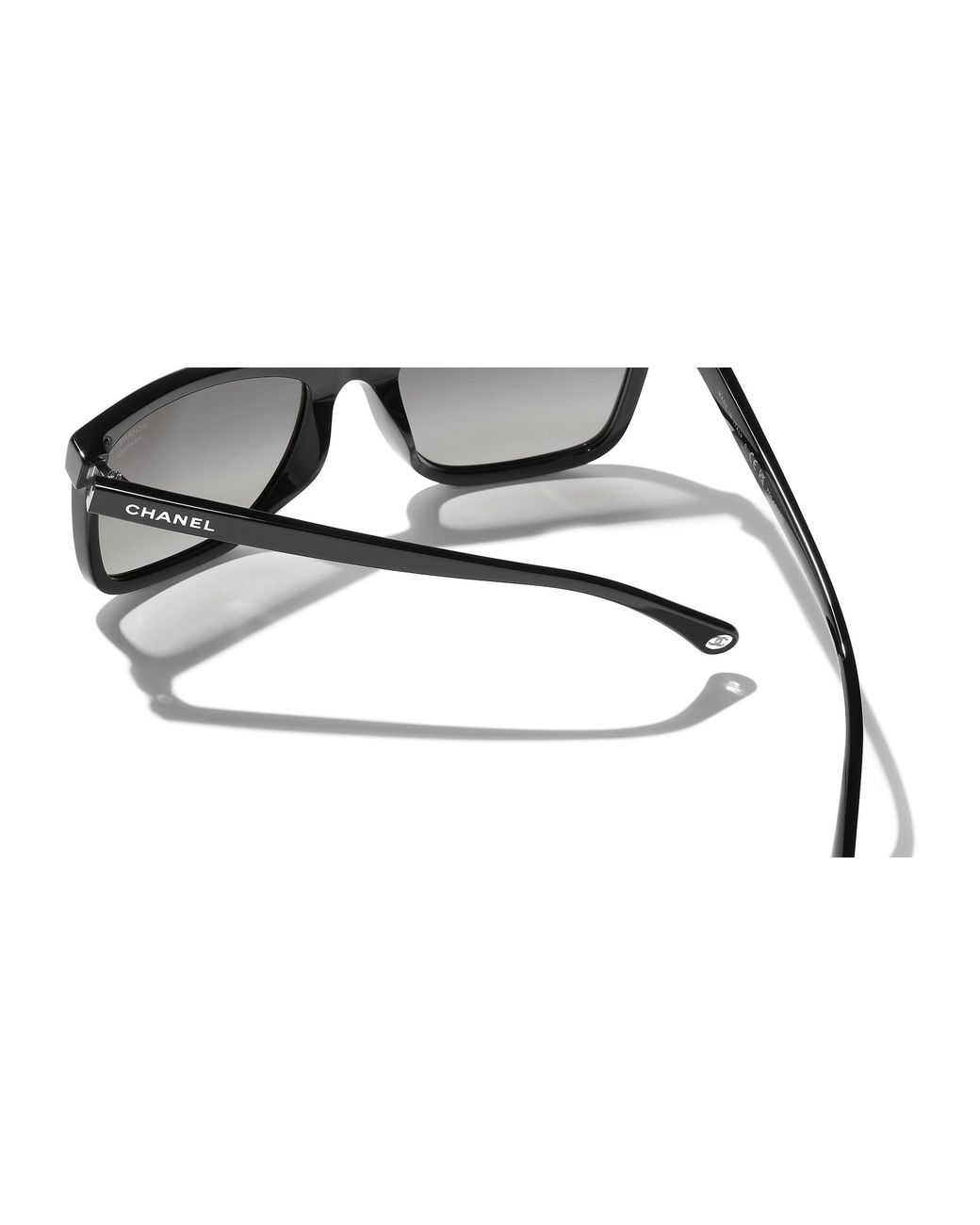Chanel Black Sunglass Rectangle Sunglasses Ch5551u