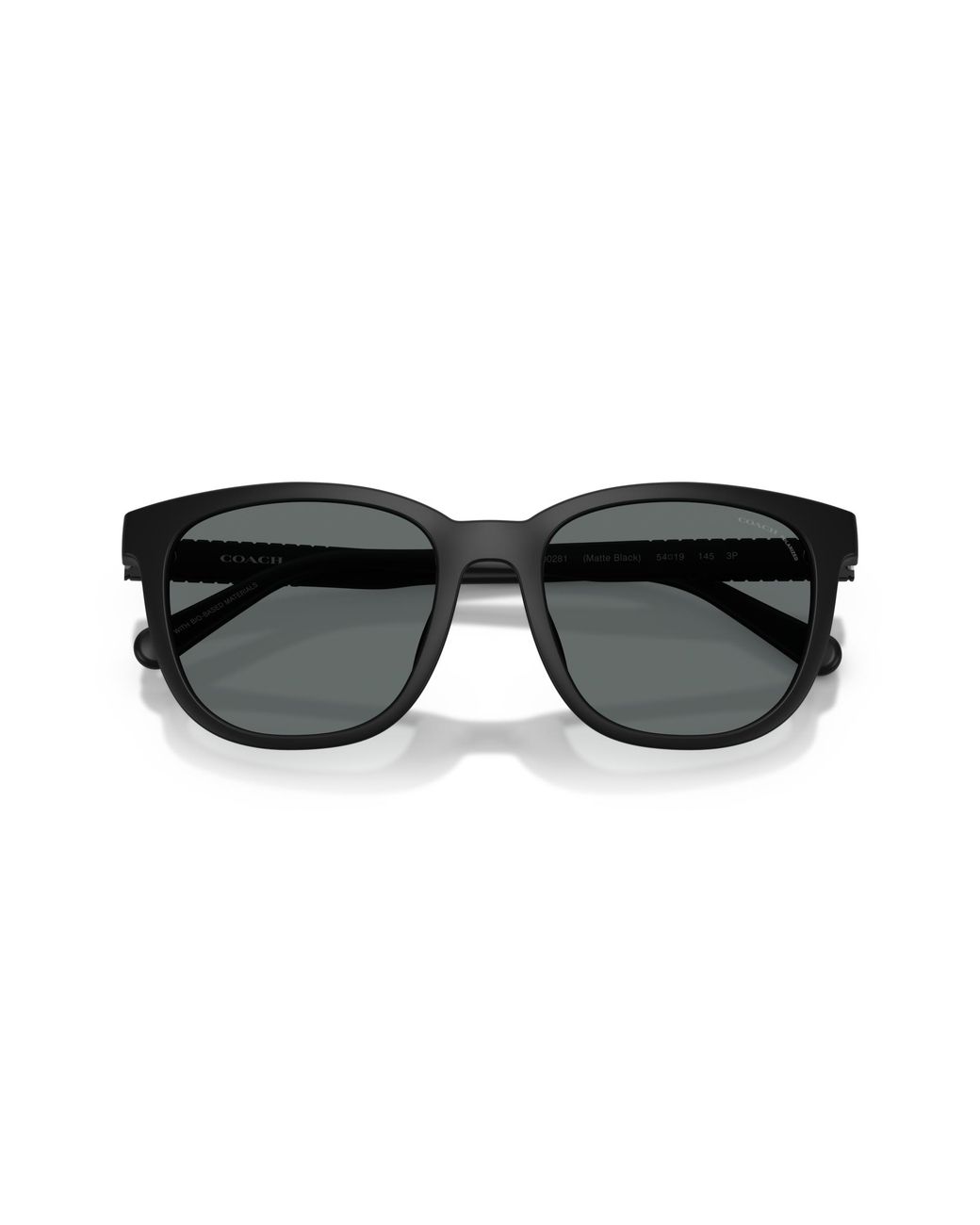 COACH Black Sunglass Hc8442u Cca00 for men