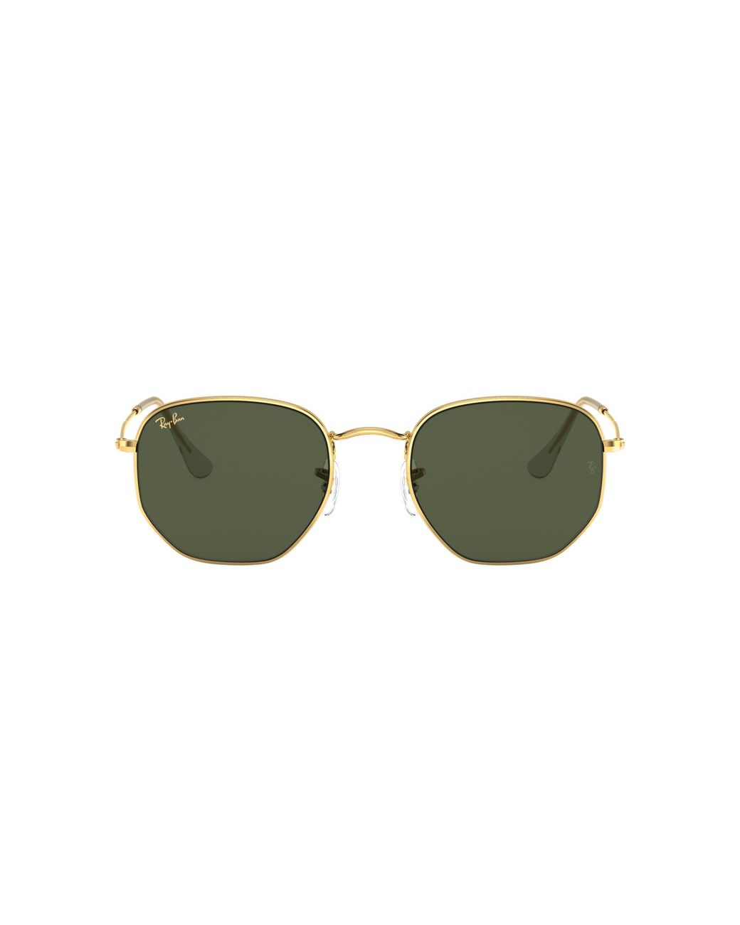 Ray-Ban Green Unisex Rb3548 Hexagonal Legend Gold
