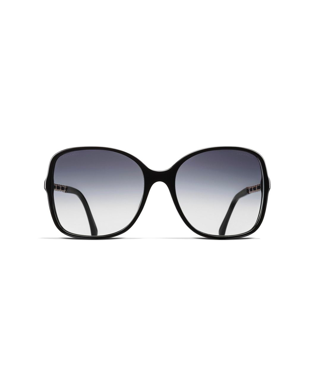 Chanel Black Sunglass Square Sunglasses Ch5210q