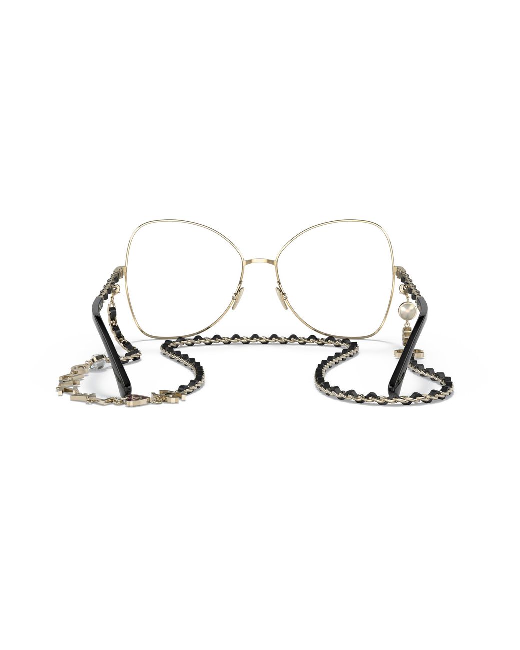 Chanel Black Sunglass Butterfly Eyeglasses Ch2205q