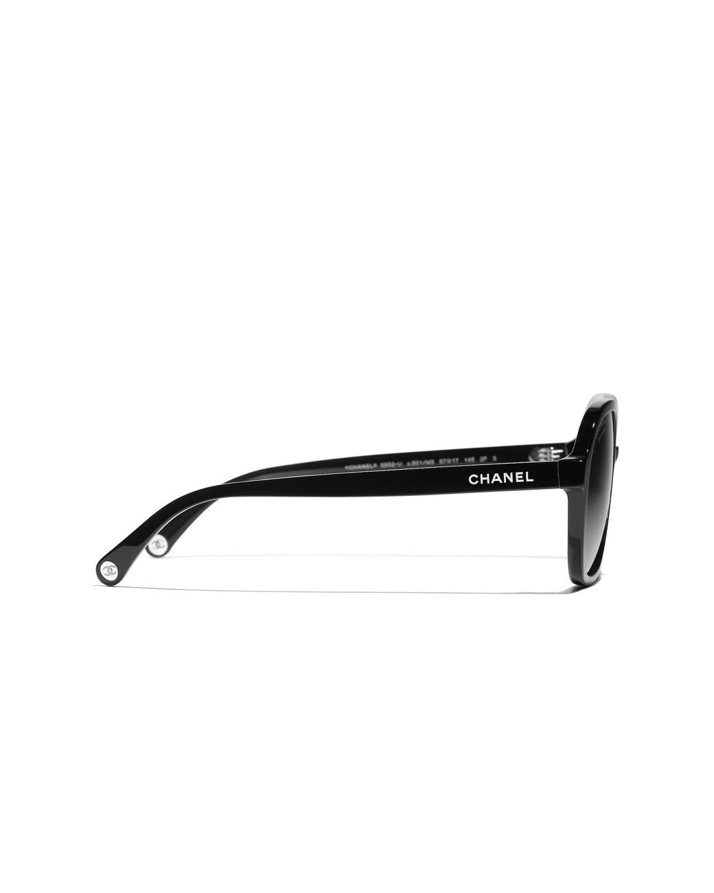 Chanel Black Sunglass Pilot Sunglasses Ch5552u