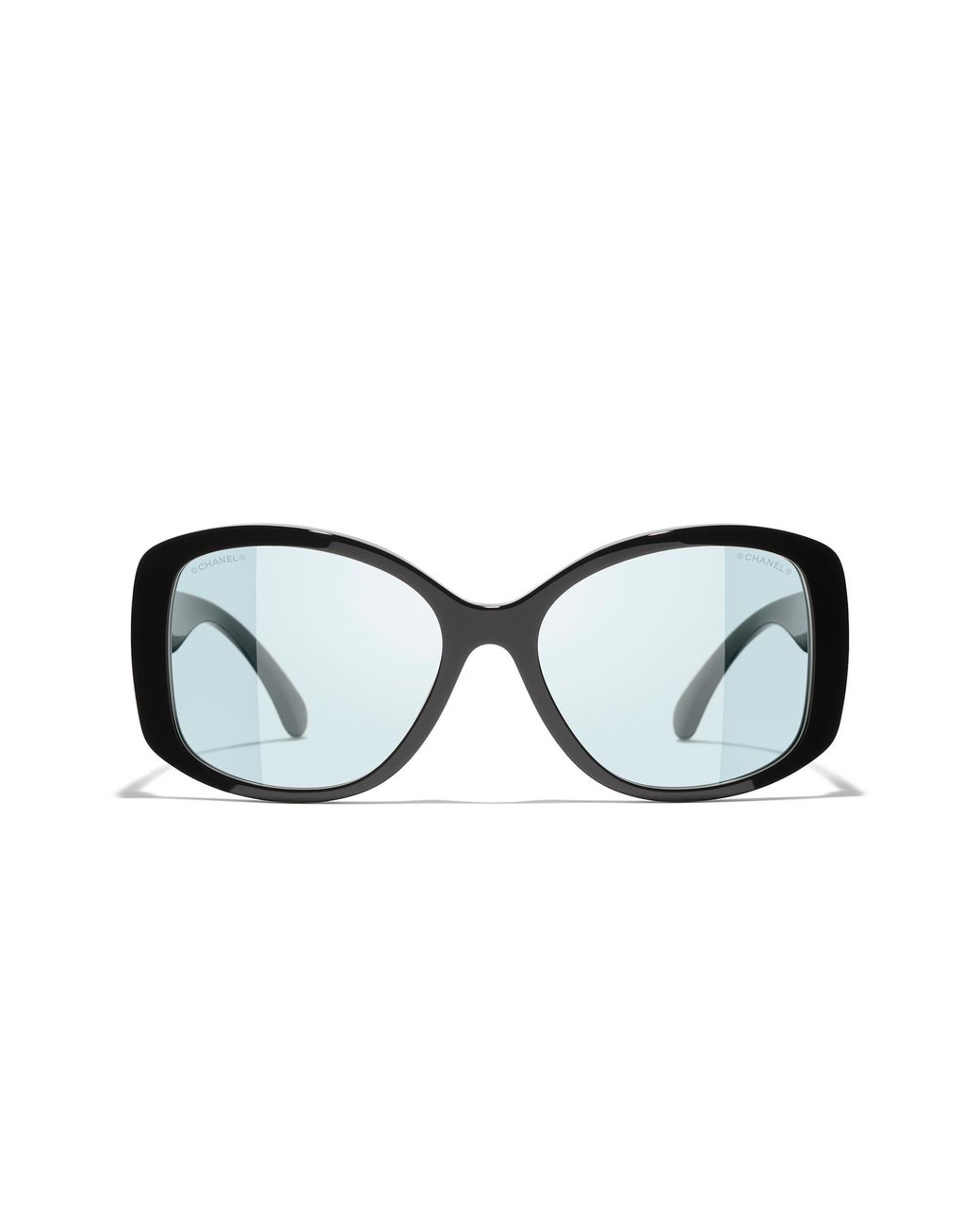 Chanel Black Sunglass Butterfly Blue Light Glasses Ch3476s