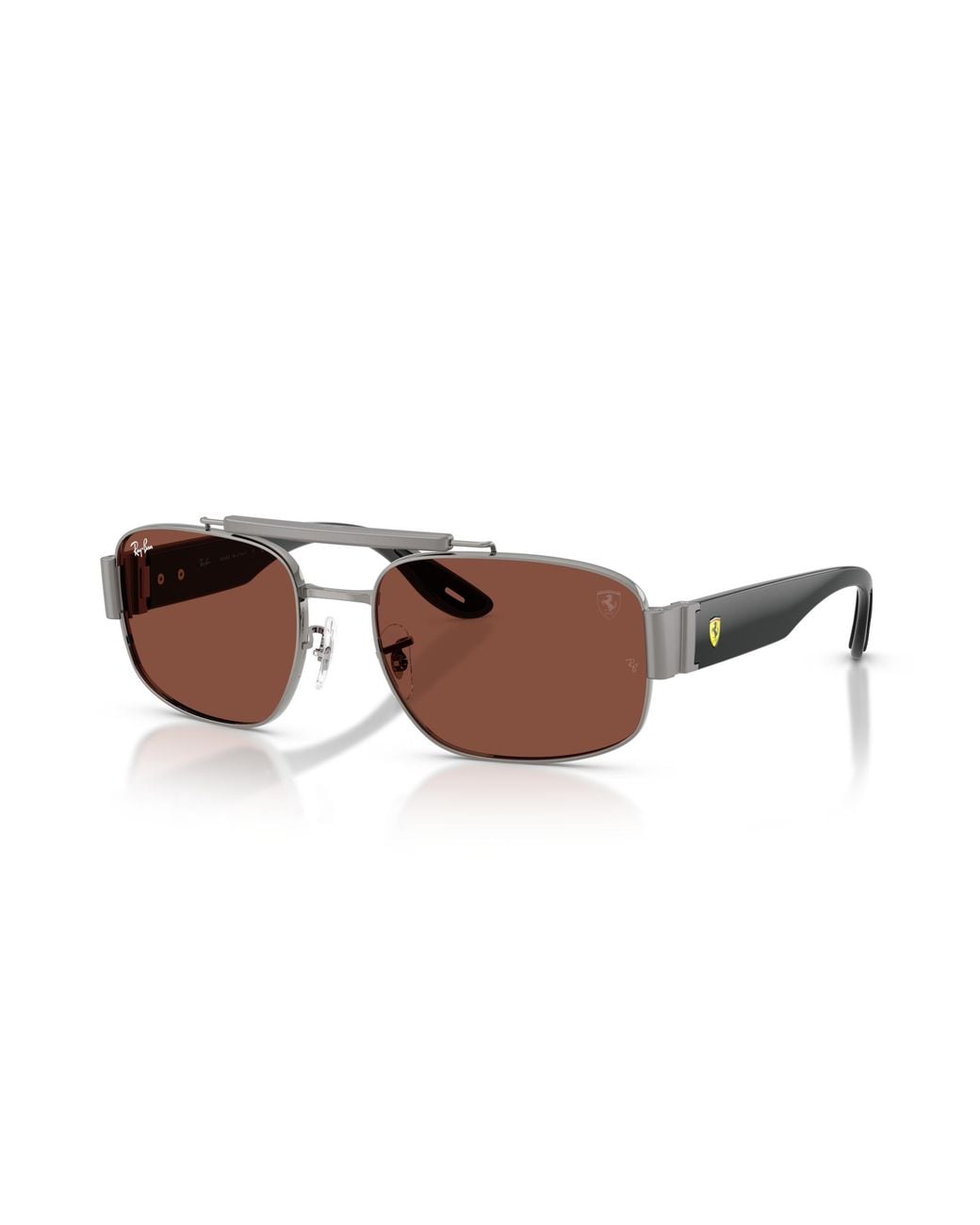 Ray-Ban Black Sunglass Rb3797m Scuderia Ferrari Collection