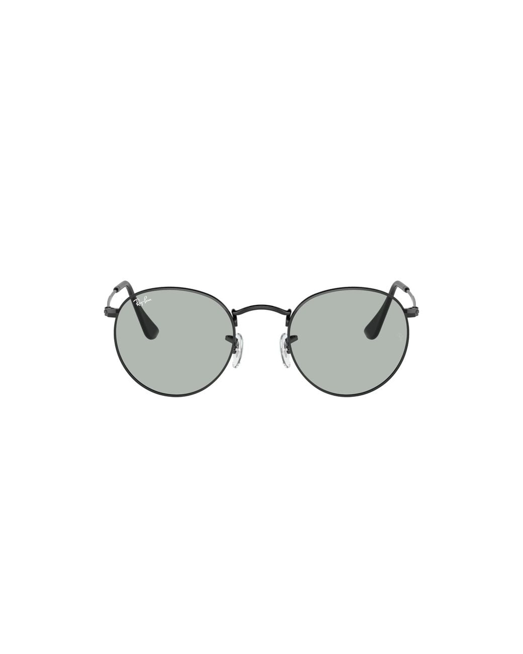 Ray-Ban Black Sunglass Round Metal for men