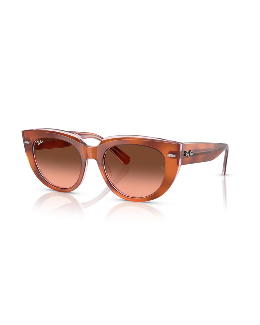 Ray-Ban Black Rb2286f Doreen Low Bridge Fit Square Sunglasses
