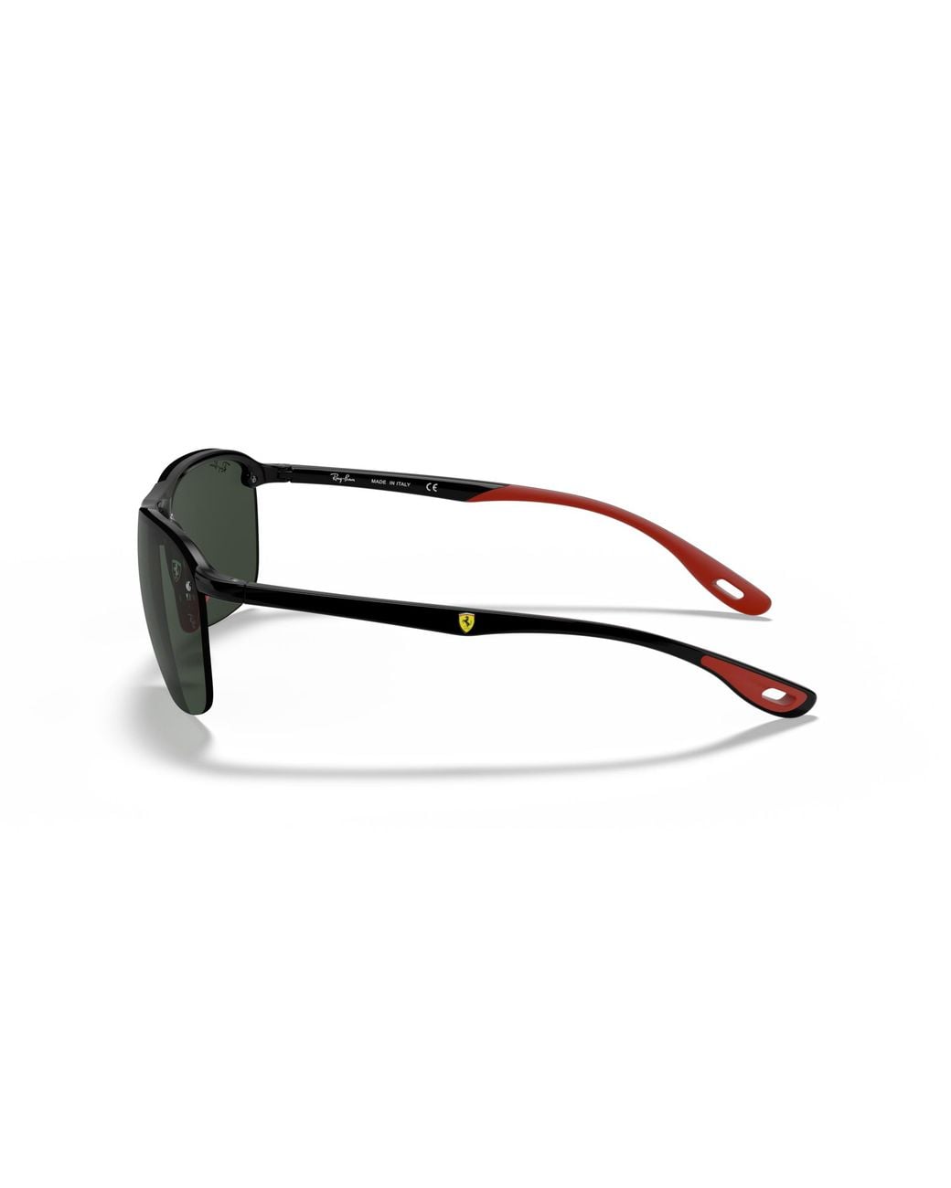 Ray-Ban Sunglasses Man Rb4302m Scuderia Ferrari Collection - Black Frame Green Lenses 62-16 for men
