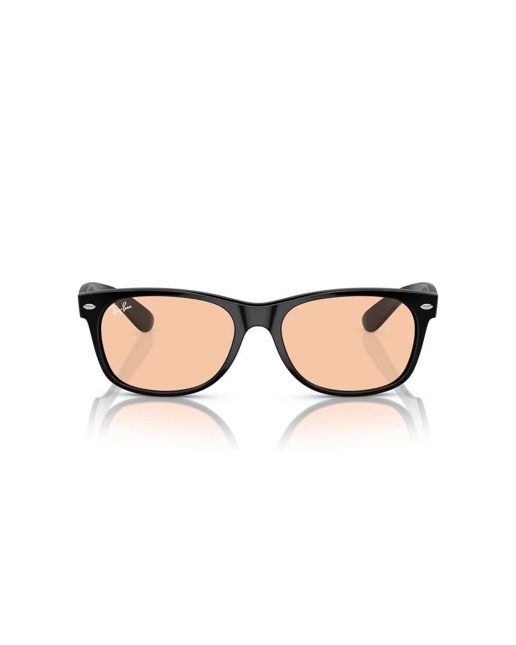 Ray-Ban Black New Wayfarer Classic Sunglasses Frame Pink Lenses