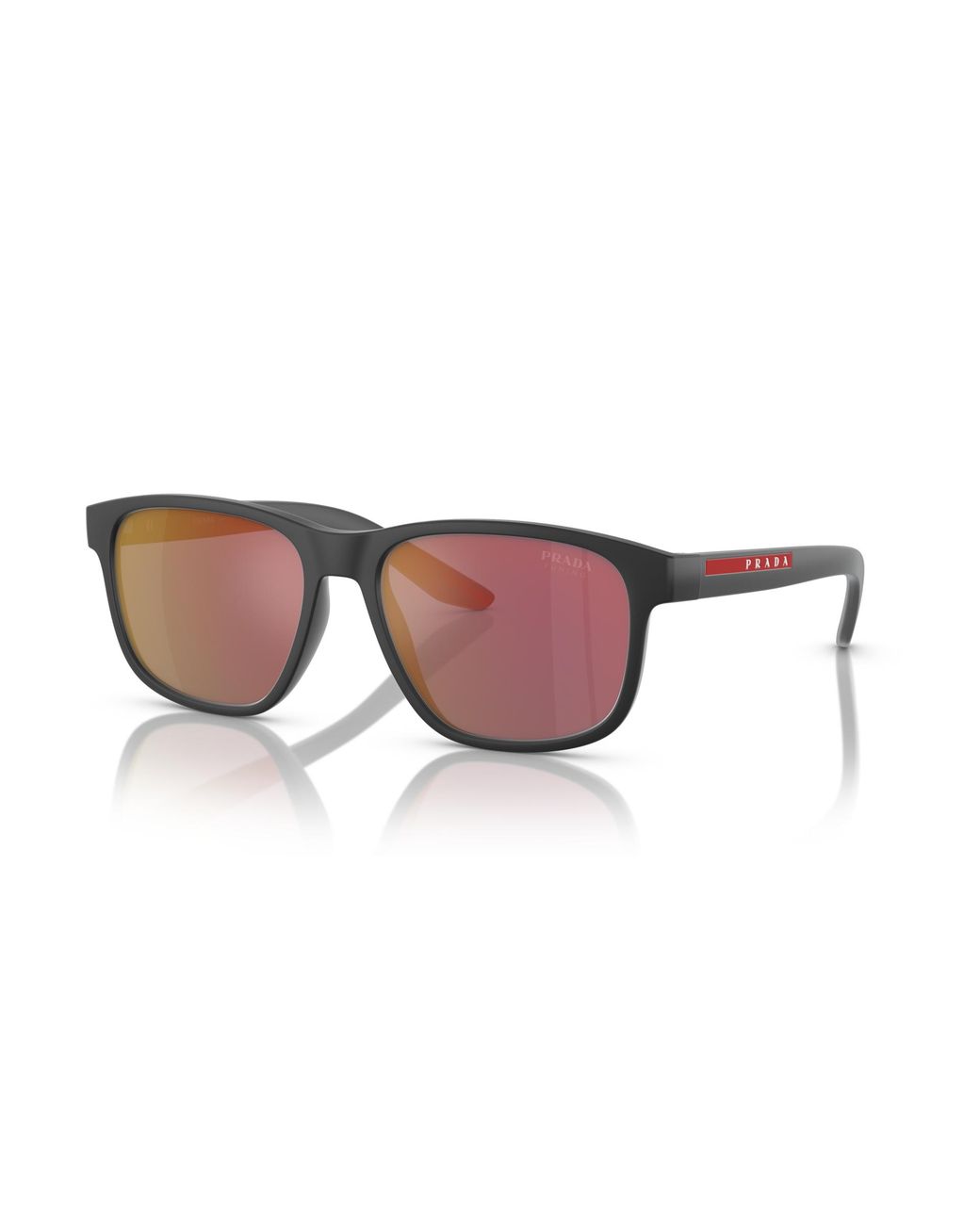 Prada Linea Rossa Black Sunglass Ps 06ys for men
