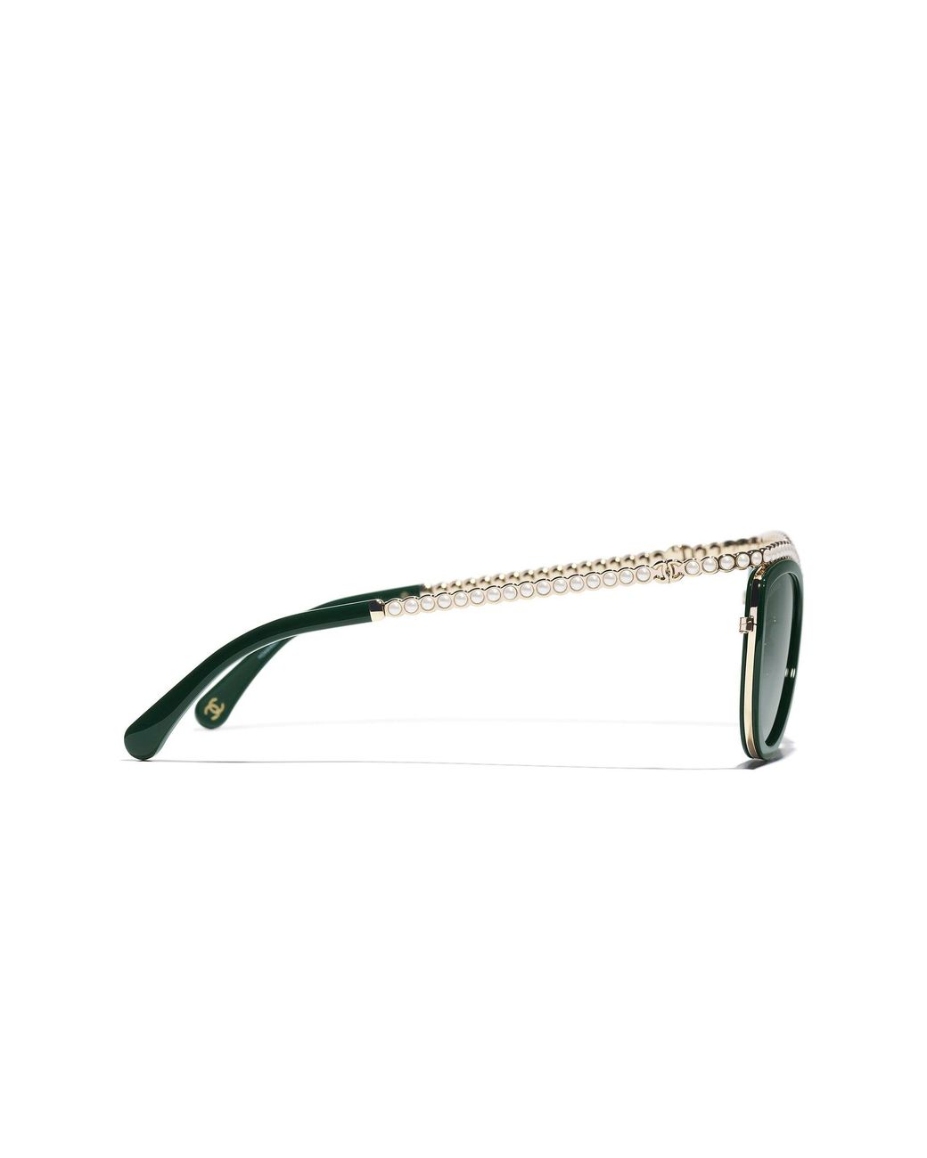 Chanel Green Sunglass Cat Eye Sunglasses Ch4296h Ch4296h