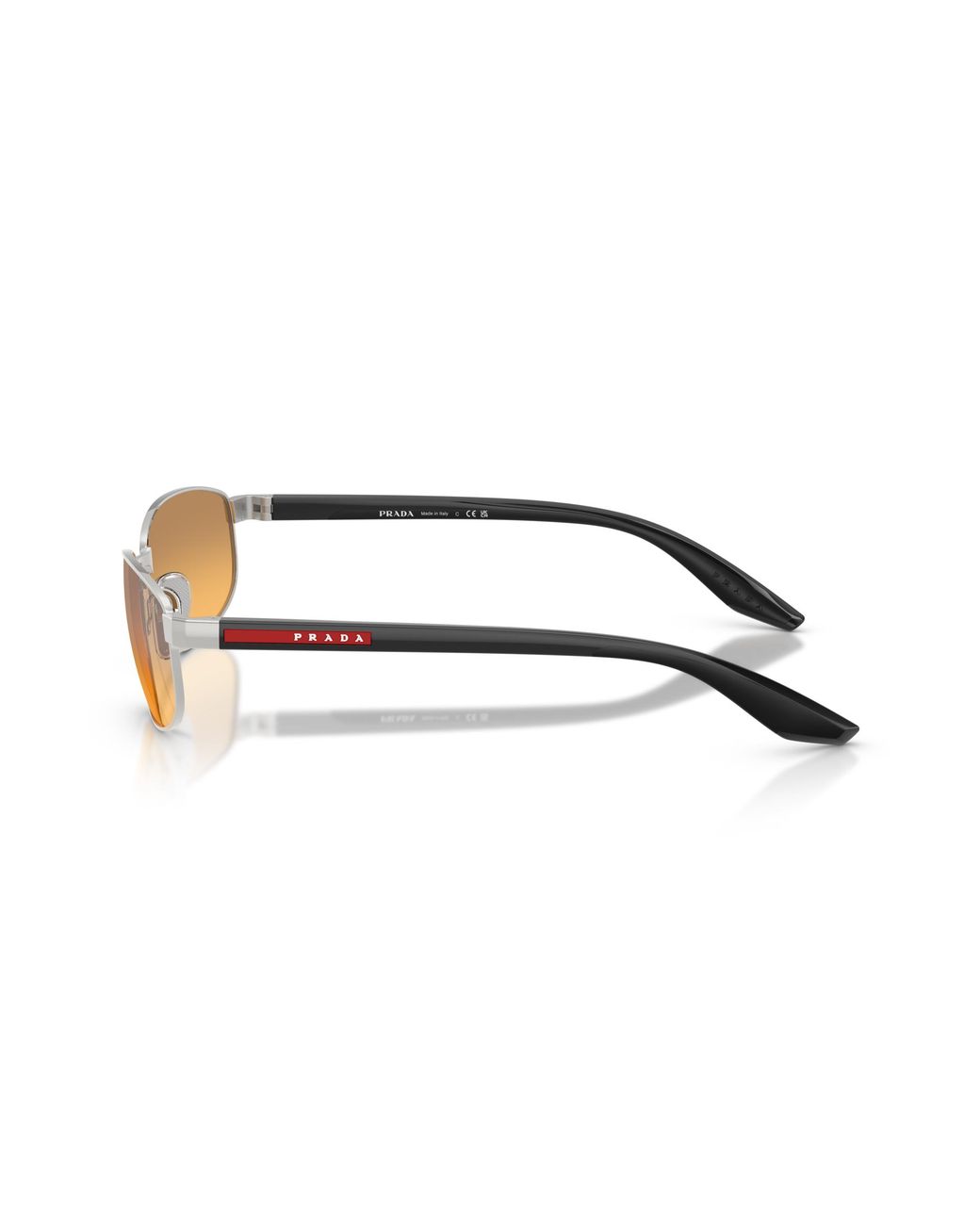 Prada Linea Rossa Black Sunglass Ps B53s for men