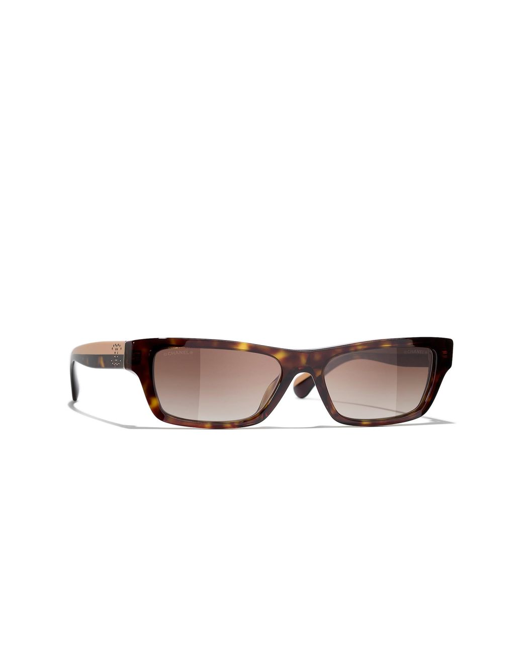 Chanel Black Sunglass Rectangle Sunglasses Ch5564b Ch5564b