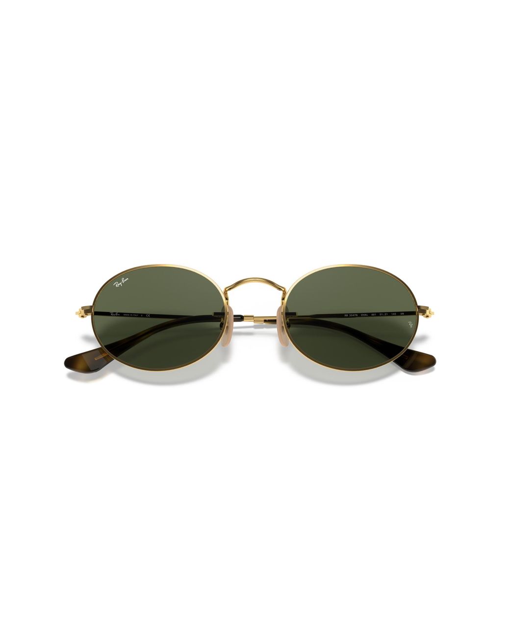 Ray-Ban Green Rb3547n Oval Flat Lenses Sunglasses