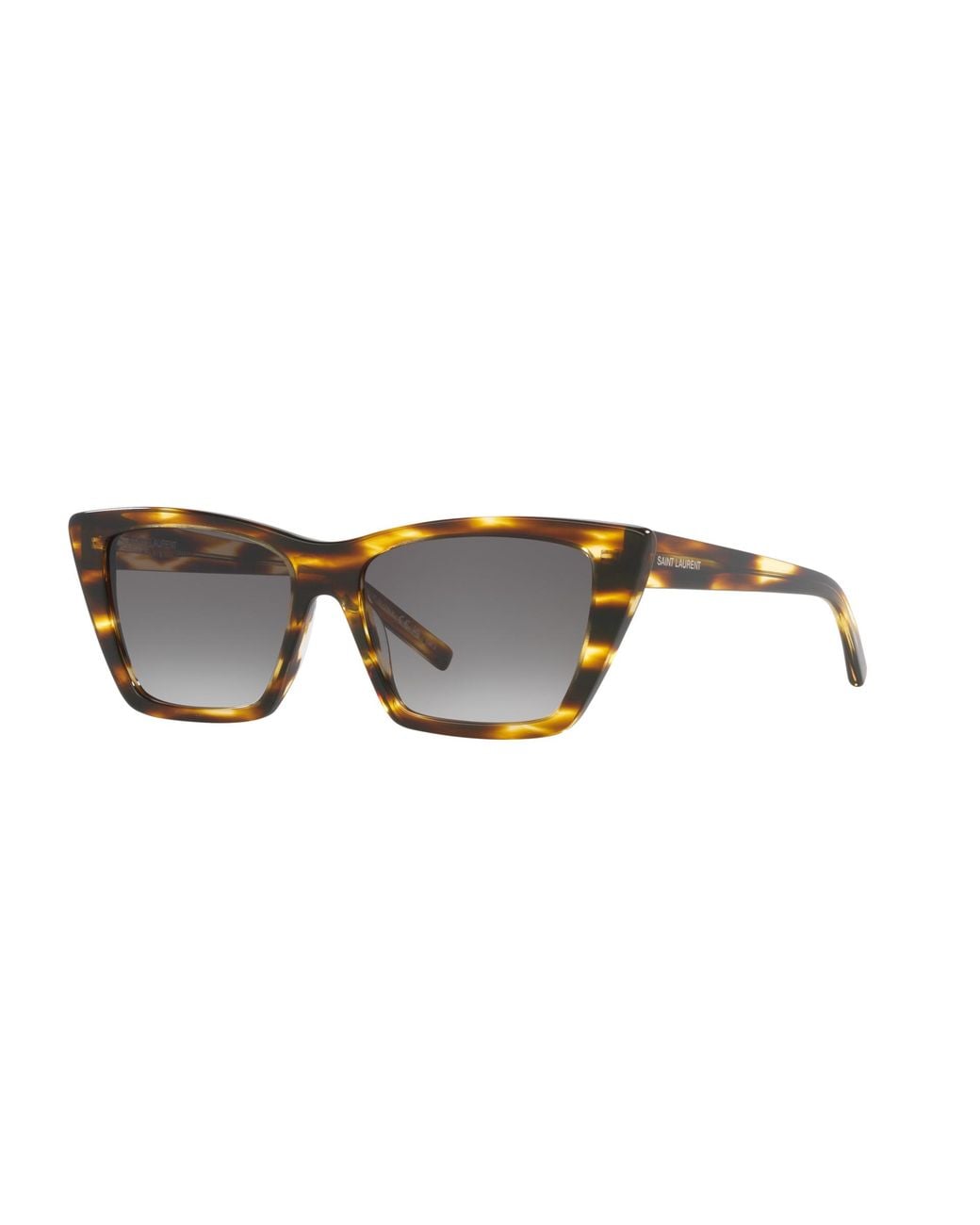 Saint Laurent Black Sl276 Mica Cat Eye Sunglasses