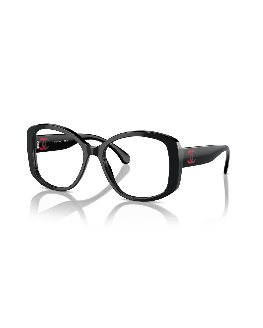 Chanel Black Sunglass Butterfly Eyeglasses Ch3476a