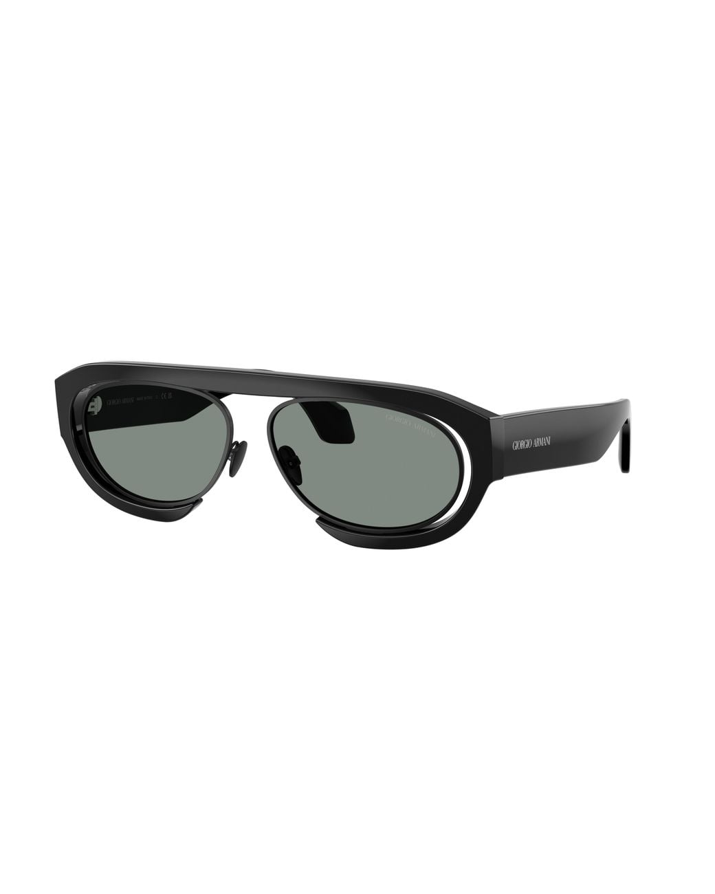 Sunglass AR8239 Giorgio Armani de hombre de color Black