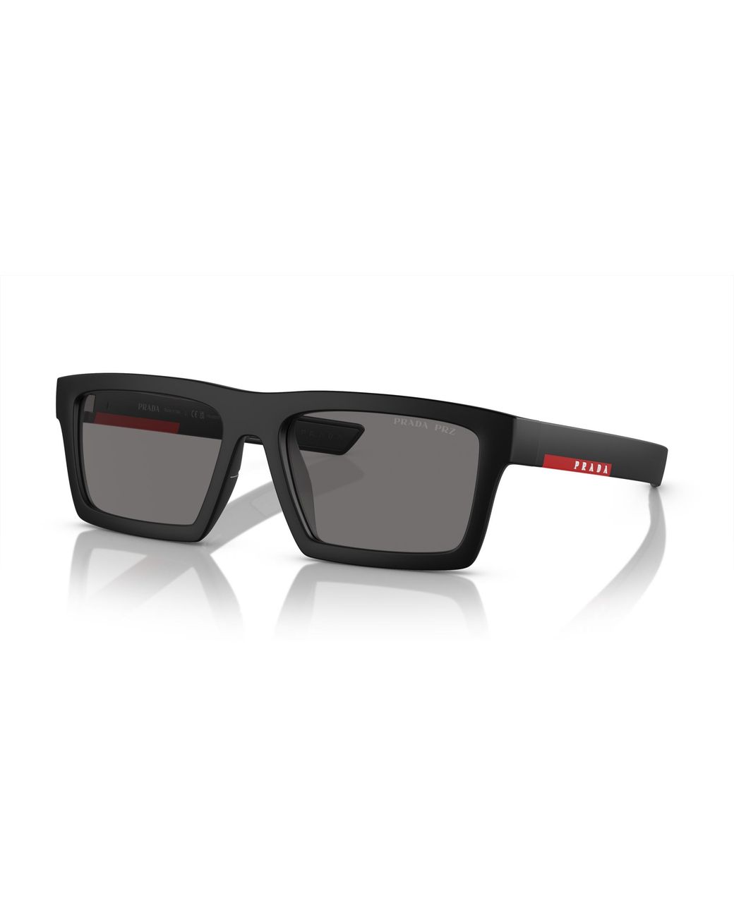 Prada Linea Rossa Black Polarized Sunglasses for men
