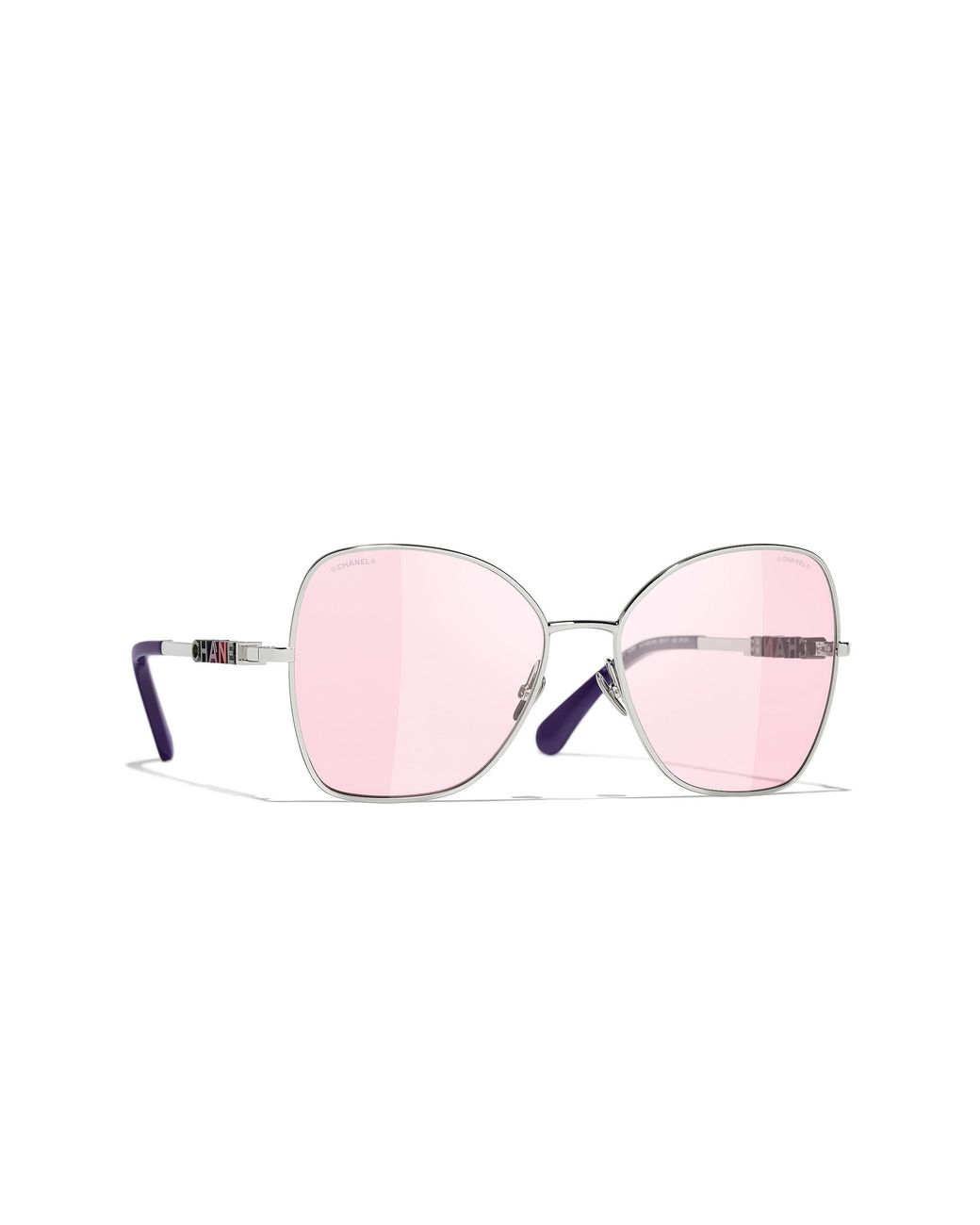 Chanel Black Sunglass Butterfly Sunglasses Ch4283