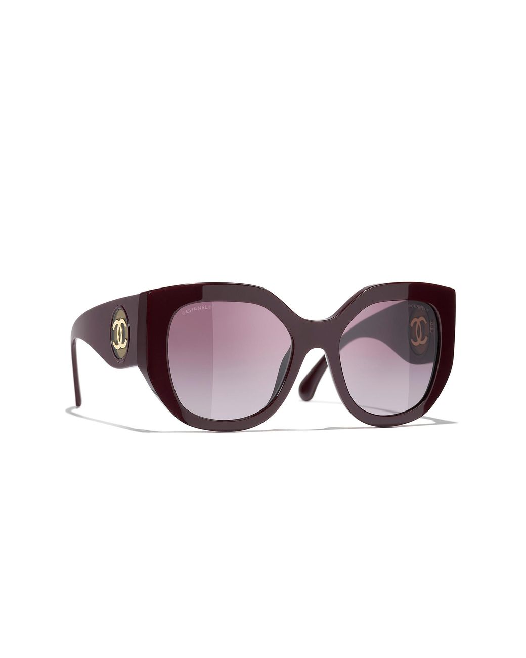 Chanel Black Sunglass Butterfly Sunglasses Ch5550