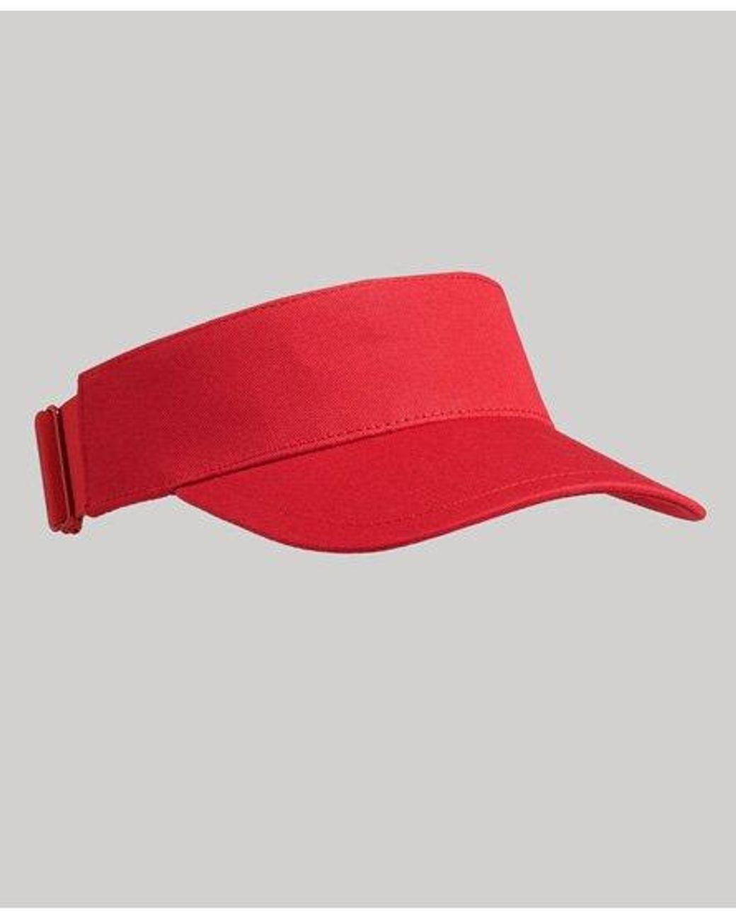 Superdry Essential Visor in Red | Lyst