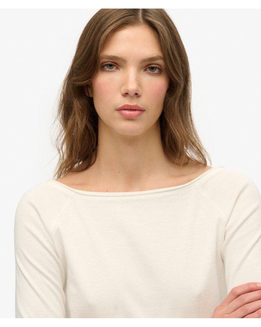 Superdry White & Co Bardot Off Shoulder Top