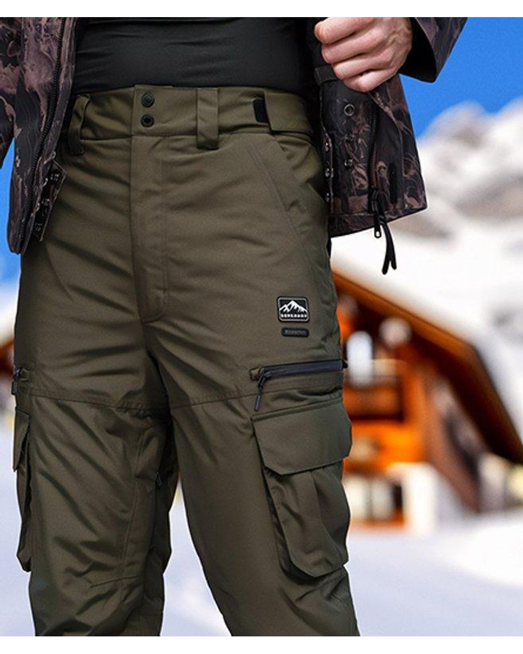 Superdry Black Ultimate Freestyle Ski Pants for men