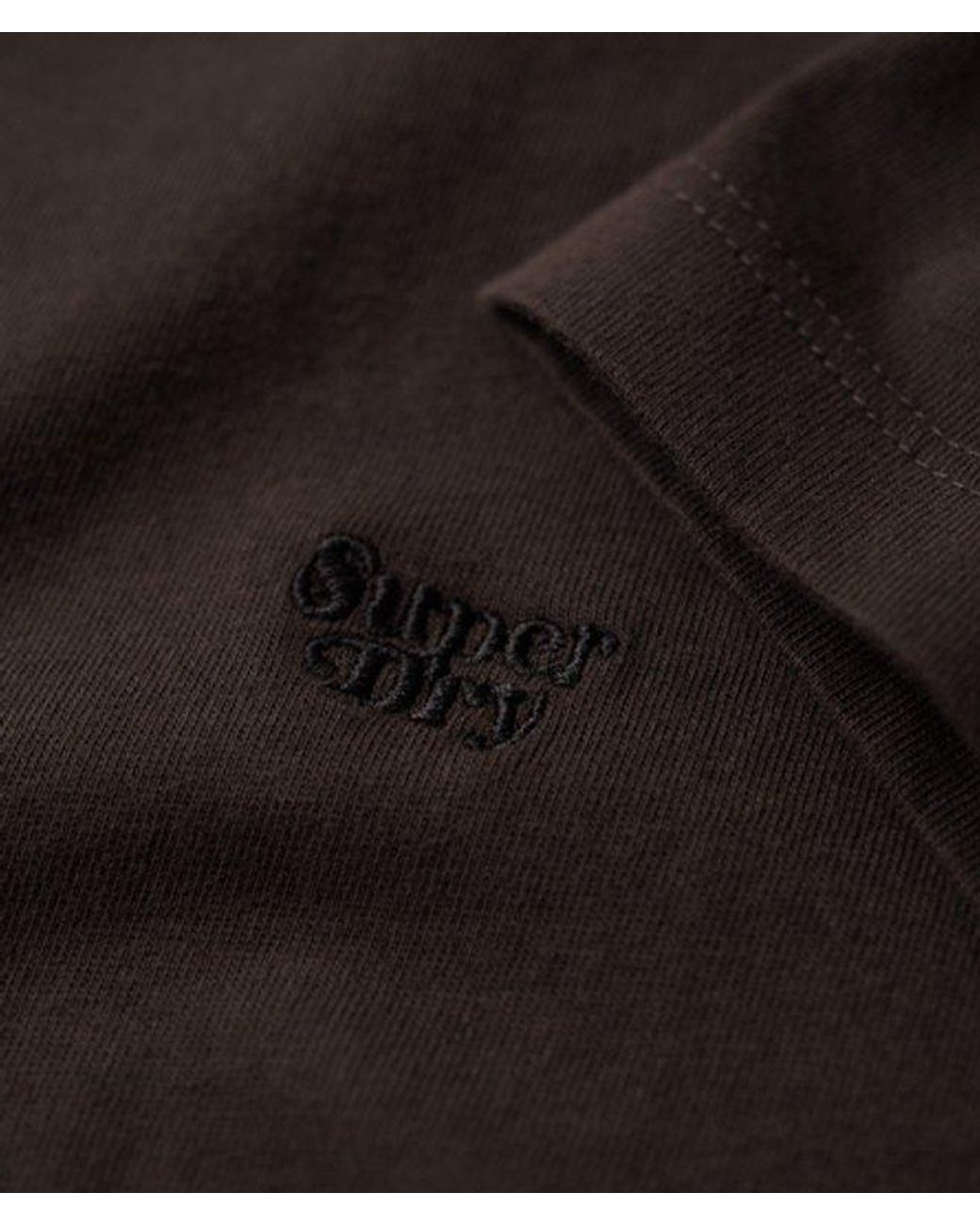 Superdry Brown & Co Essential Logo Fitted T-shirt