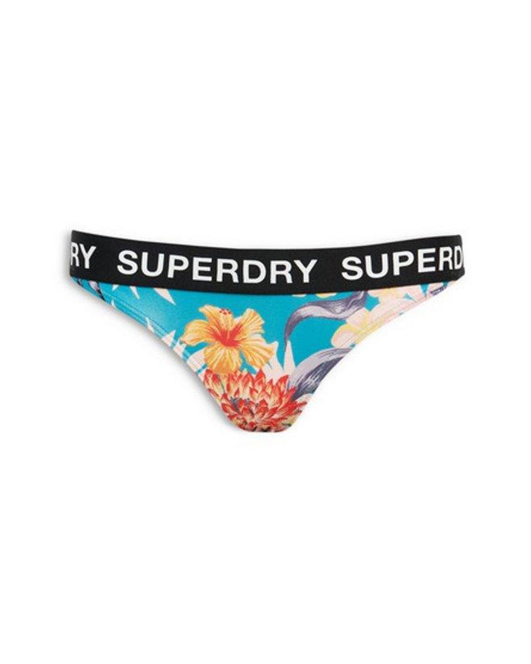 Superdry White & Co Logo Classic Bikini Briefs