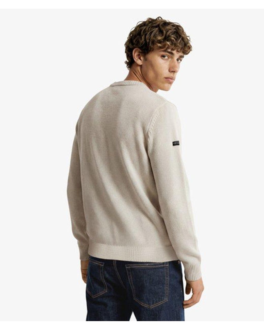 Superdry Gray & Co Preppy Cotton Jumper for men