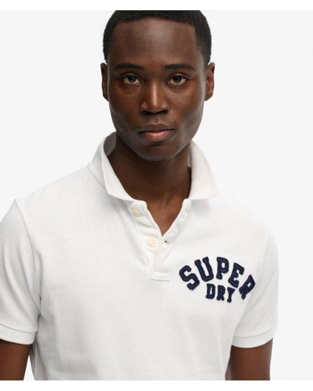 Superdry White & Co Vintage Athletic Polo Shirt for men